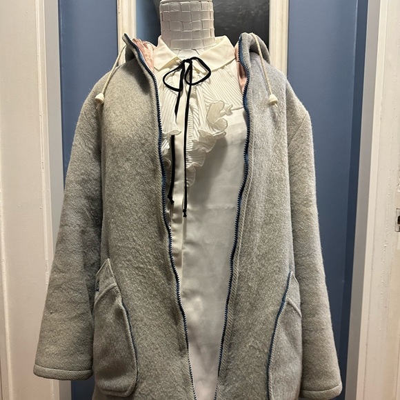 Heritage Hudson Bay Embroidered Light Blue Parka (Vintage HBC) - Picture 7 of 10